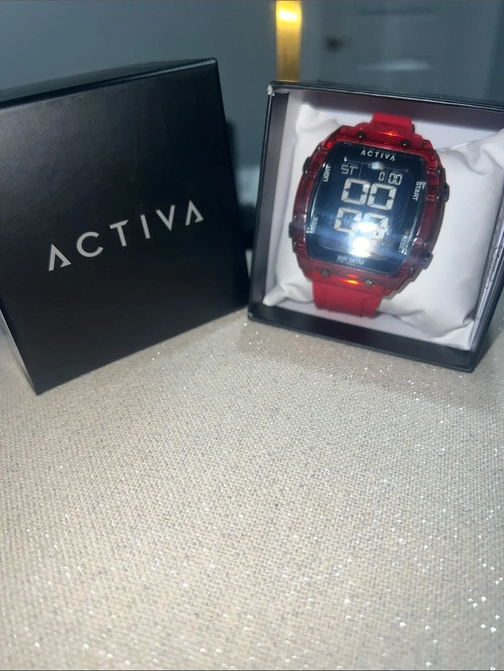 Activa Ranger X Invicta Red Digital Sport Silicone Strap Watch